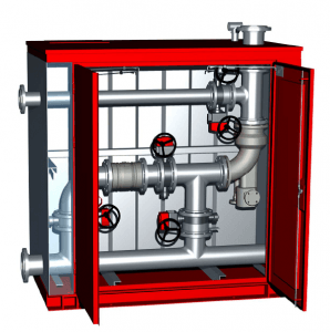 DELS FP 01 Single valve deluge foam skid