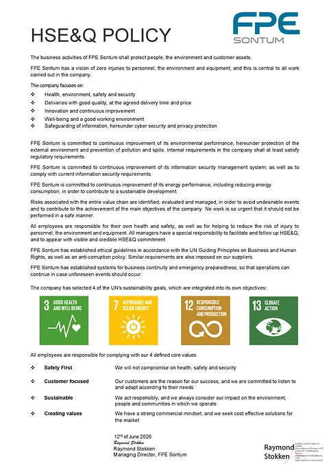 HSEQ policy